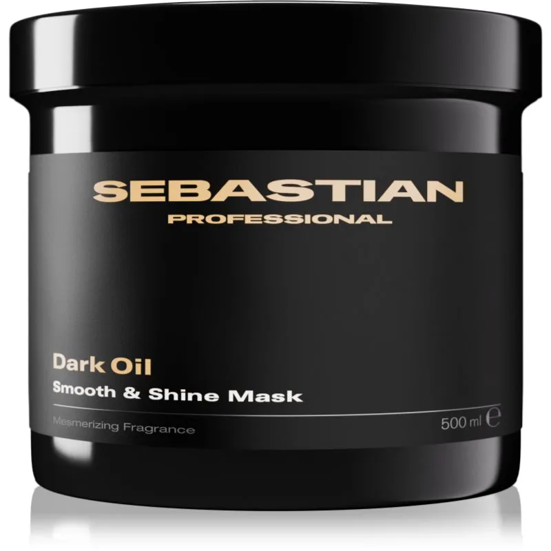 Sebastian Professional Dark Oil εντατικά θρεπτική μάσκα Για λάμψη και απαλότητα μαλλιών 500 ml