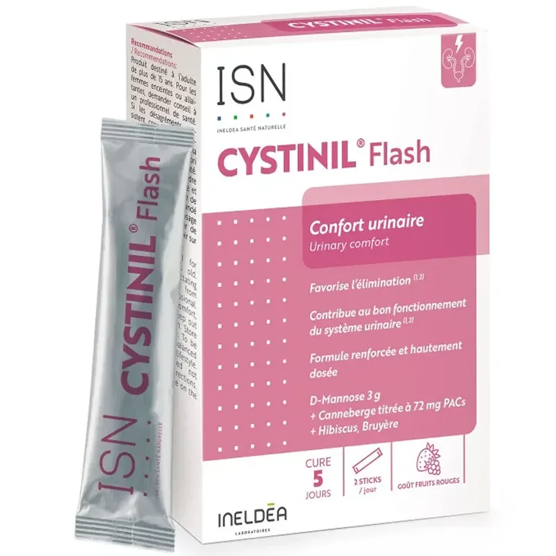 Ineldea Santé Naturelle Cistinil Flash Urinary Comfort 10 Sticks