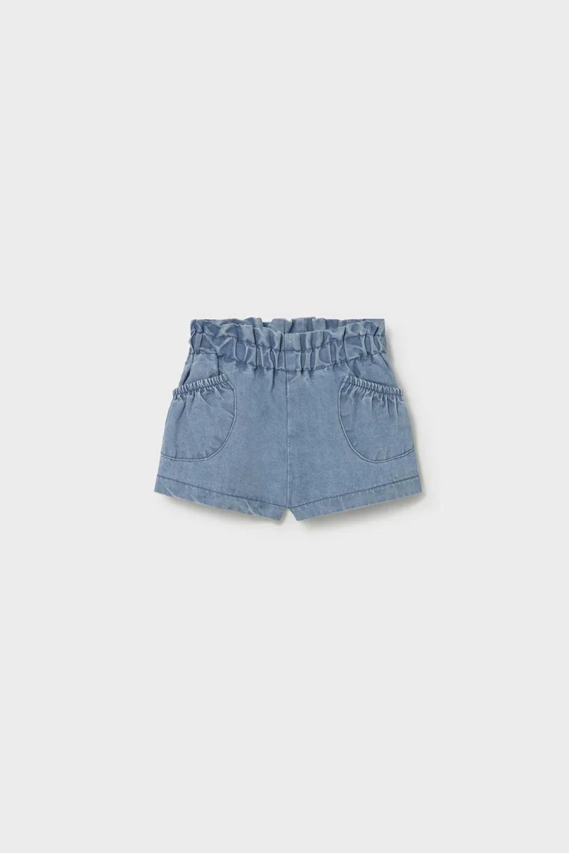 Mayoral βρεφικό denim σορτς - 1285-S26 Denim Blue Σκούρο