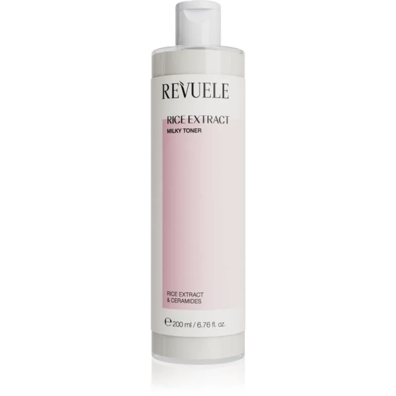 Revuele Rice Extract Milky Toner γαλακτώδης τονωτική λοσιόν για την ανάπλαση δερματικού φραγμού 200 ml