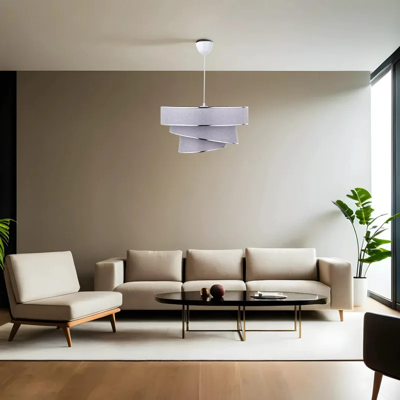 Φωτιστικό Οροφής Couper - Grey, Silver 390Flh1687 (40x40)