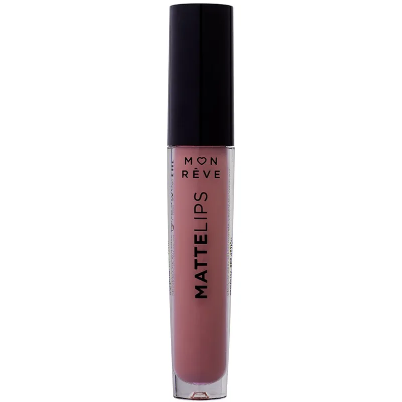 Mon Reve Matte Lips Liquid Lipstick Υγρό Ματ Κραγιόν με Πλούσιο Χρώμα Μεγάλης Διάρκειας 4ml - 19