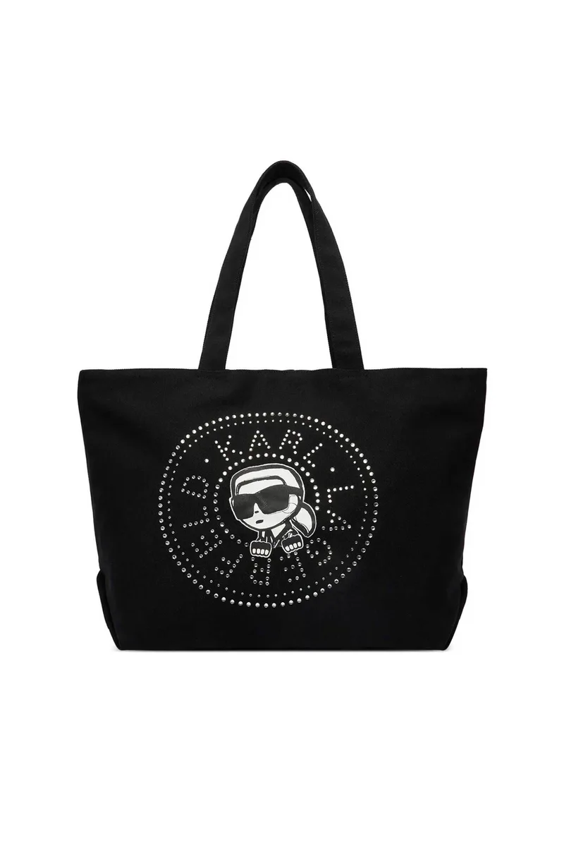Karl Lagerfeld γυναικεία τσάντα shopper "Ikon Circle Large" - B2W50030 Μαύρο