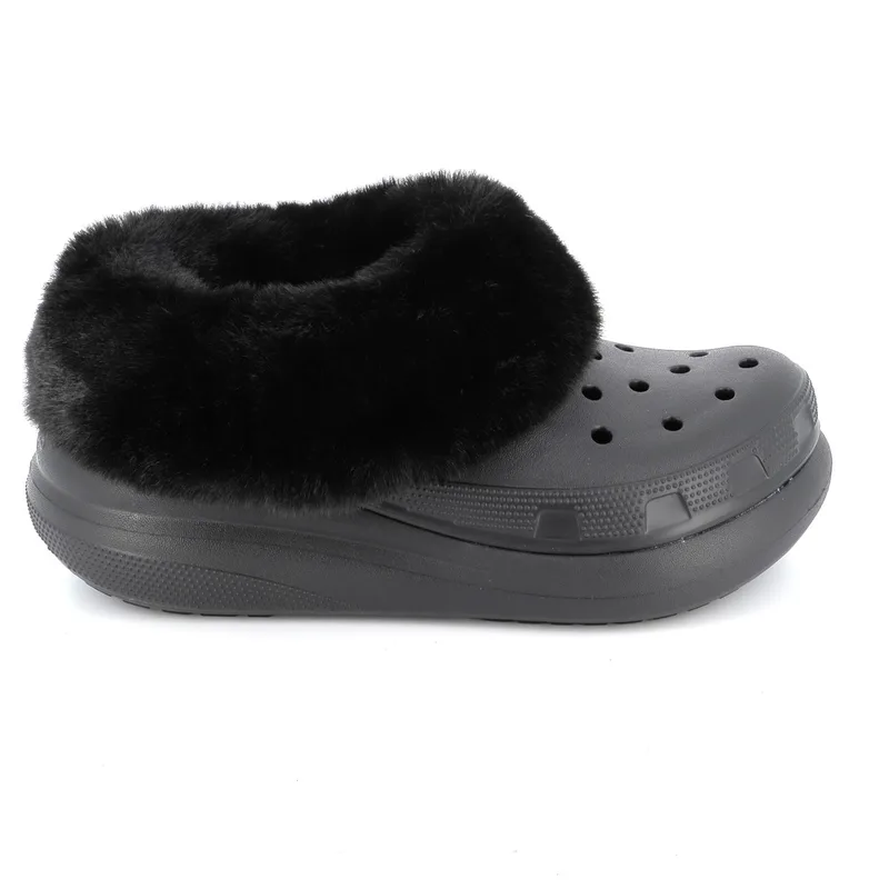 Γυναικείο Σαμπό Crocs Furever Crush Χρώματος Μαύρο 208446-001