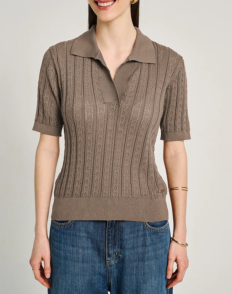 STAFF Kate Polo Short Sleeve Knit 63-201.055-Ν0076 Mixed