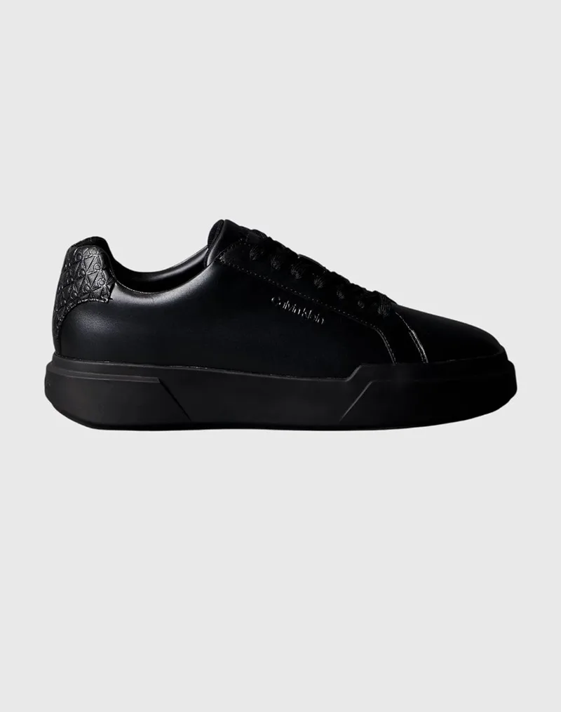 CALVIN KLEIN JEANS CHUNKY CUPSOLE LACEUP LTH BT AOP HM0HM02070-0GJ TotalBlack