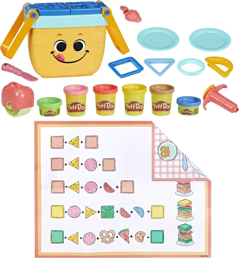 PICNIC SHAPES STARTER SET PLAY-DOH HASBRO (F6916)