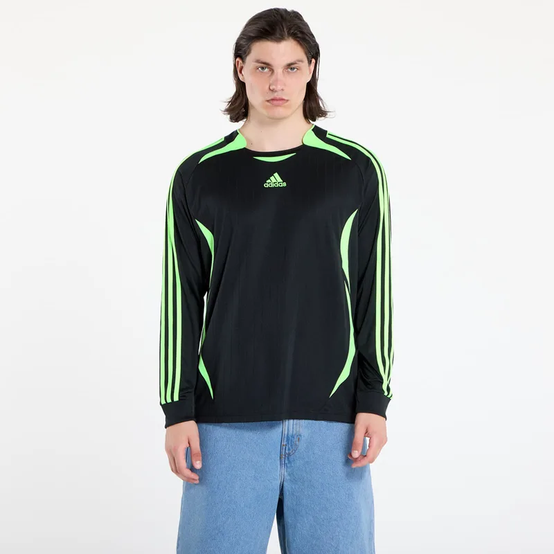 T-shirt adidas Teamgeist Relaxed Men's T-Shirt Black/ Signal Green M