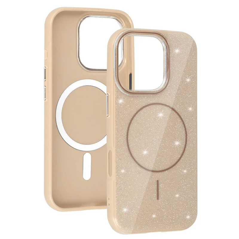 Θήκη Orso Magsafe Glitter Powder Χρυσό iPhone 13/14