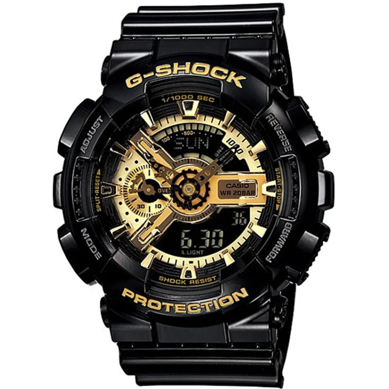 CASIO G-SHOCK Black Rubber Strap GA-110GB-1AER