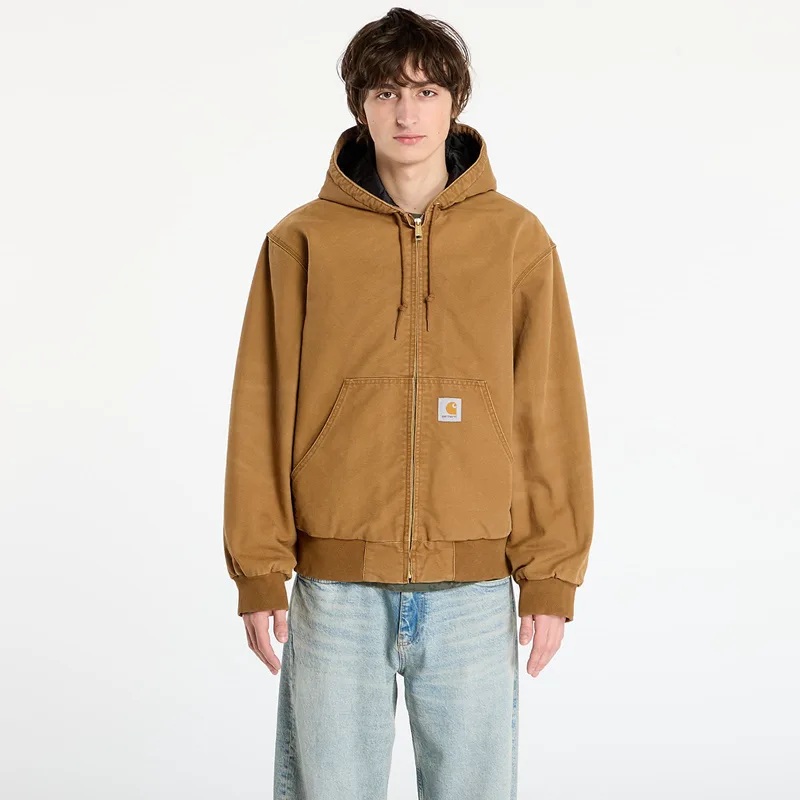 Μπουφάν Carhartt WIP OG Active Jacket Hamilton UNISEX Brown Stone Canvas M