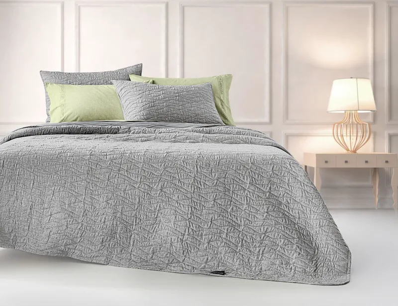 Σετ Κουβερλί Μονό 2 Τεμαχίων Guy Laroche Shadow Grey 160x220