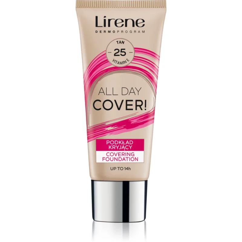 Lirene ALL DAY COVER! Υγρό μεικ απ υψηλής κάλυψης απόχρωση 25 Tanned 30 ml