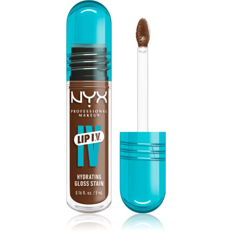 NYX Professional Makeup Lip IV λιπ γκλος μακράς διαρκείας με ενυδατικό αποτέλεσμα απόχρωση 03 - SPLASH N SPICE 5 ml