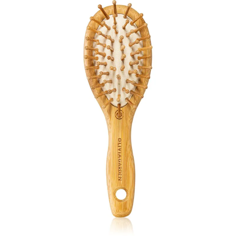 Olivia Garden Bamboo Touch επίπεδη βούρτσα για μαλλιά και το δέρμα του τριχωτού της κεφαλής XS 1 τμχ