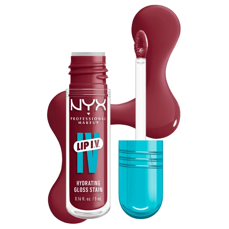 Nyx Professional Makeup Lip IV Hydrating Gloss Serum Ενυδατικό Lip Gloss για Υγρή Λάμψη & Έντονο Χρώμα 5ml - 07 Bubblegum Burst