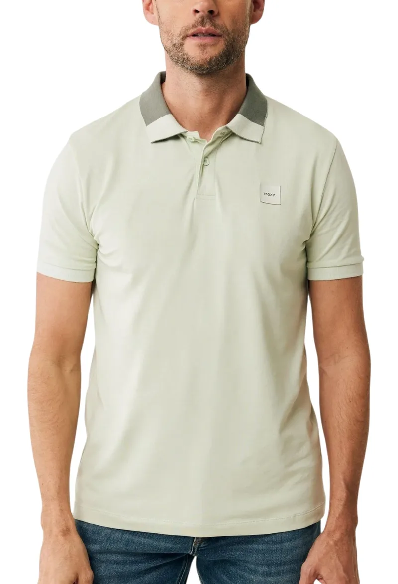 Μπλούζα Κοντομάνικη Mexx Colorblock Polo MF007102351M-Light Green Ανδρικό