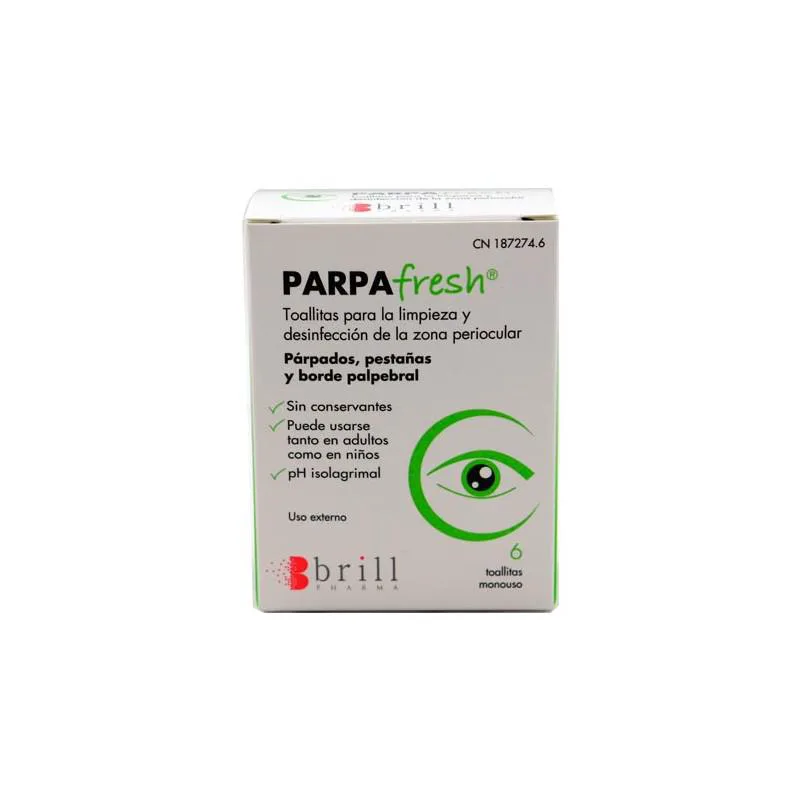 Parpafresh ocular wipes Hylo, 6 units