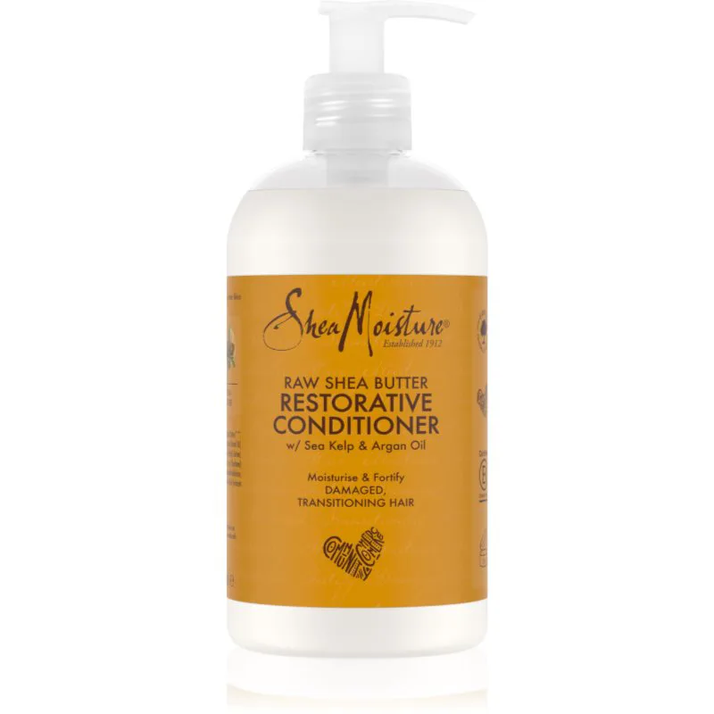 Shea Moisture Raw Shea Butter αποκαταστατικό μαλακτικό για κατεστραμμένα μαλλιά 384 ml