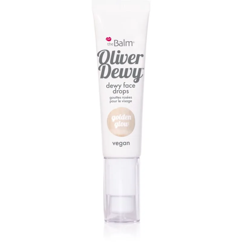 theBalm Oliver Dewy Face Drops υγρό λαμπρυντικό απόχρωση Golden Glow 28 ml