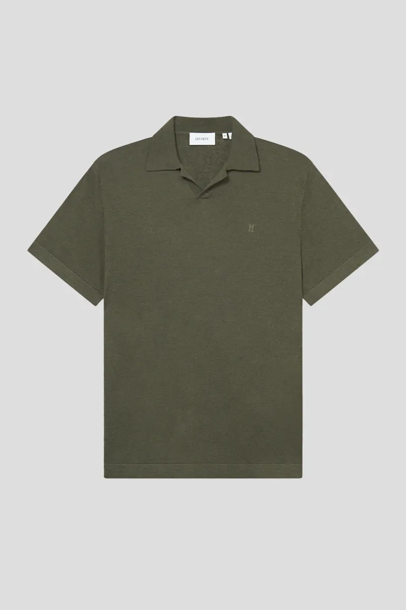 LES DEUX Ανδρικό Πράσινο Emmanuel Knit Polo