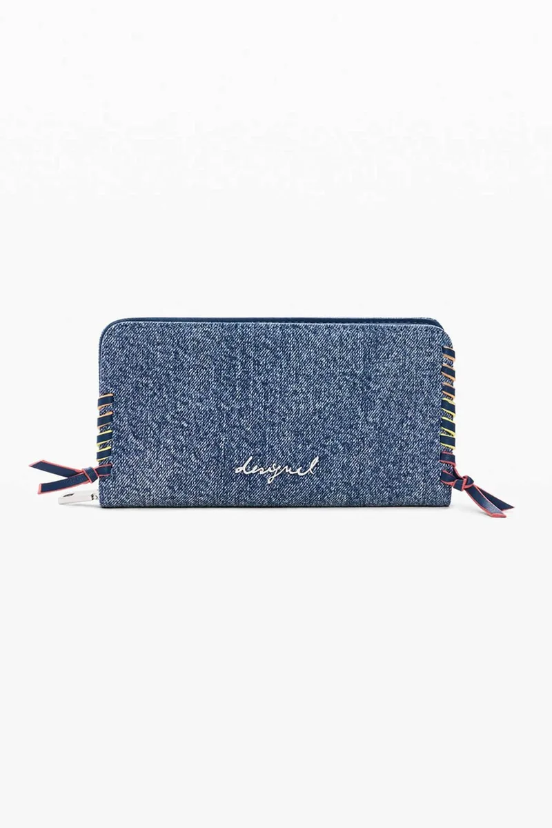 Desigual γυναικείο πορτοφόλι denim "Torio" - 26SAYD05 Denim Blue