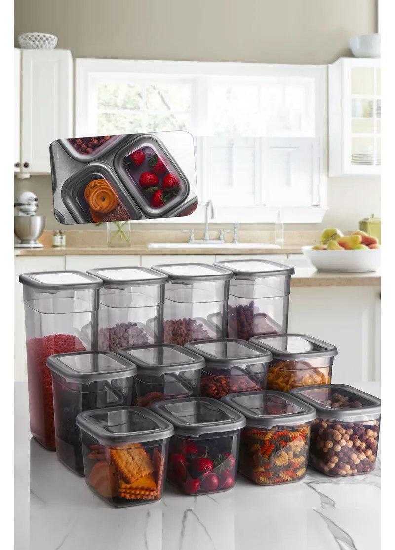 Kitchen Storage Boxes - Σετ Δοχεία 12 τμχ Heritage
