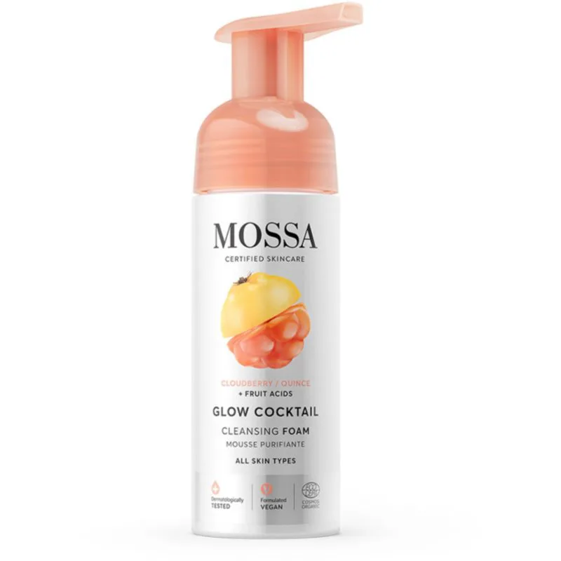 Mossa Glow Coctail καθαριστικός αφρός για το πρόσωπο 150 ml