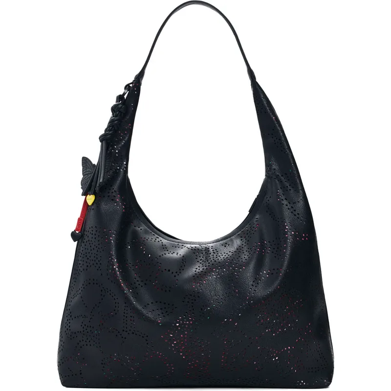 Desigual μαύρη τσάντα PALADIO SAMARRA 26SAXP60