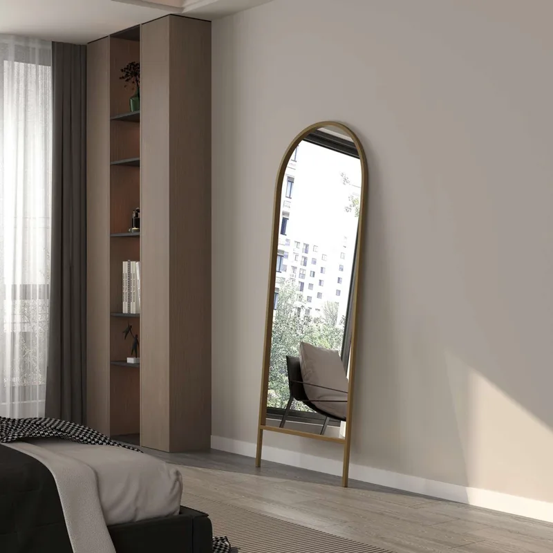 Καθρέπτης Δαπέδου Basiko - Χρυσό 985Etr1121 (70x180 cm)