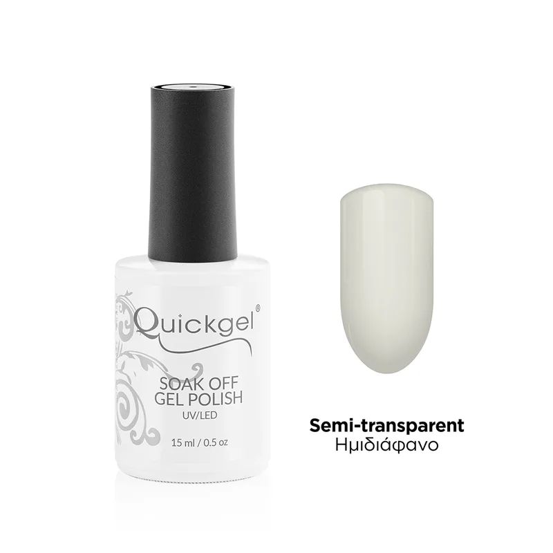 Quickgel Ημιμόνιμο Βερνίκι - Milky French - 15mL