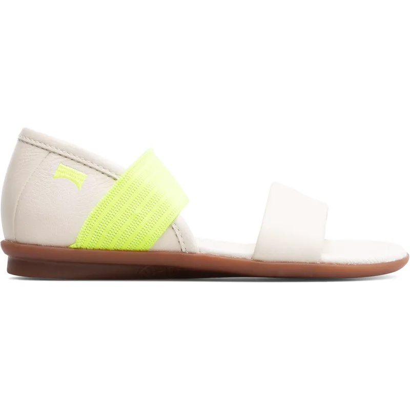 CAMPER Right - Πέδιλα Για Κορίτσια - Μπεζ, Μέγεθος 35, Smooth leather