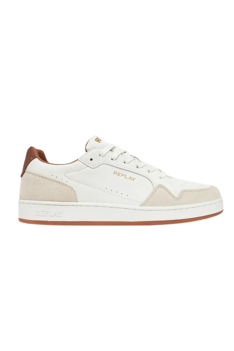 REPLAY Ανδρικά Sneakers GMZ3B.003.C0025L - ΛΕΥΚΟ-GMZ3B.003.C0025L-2796-WHITE