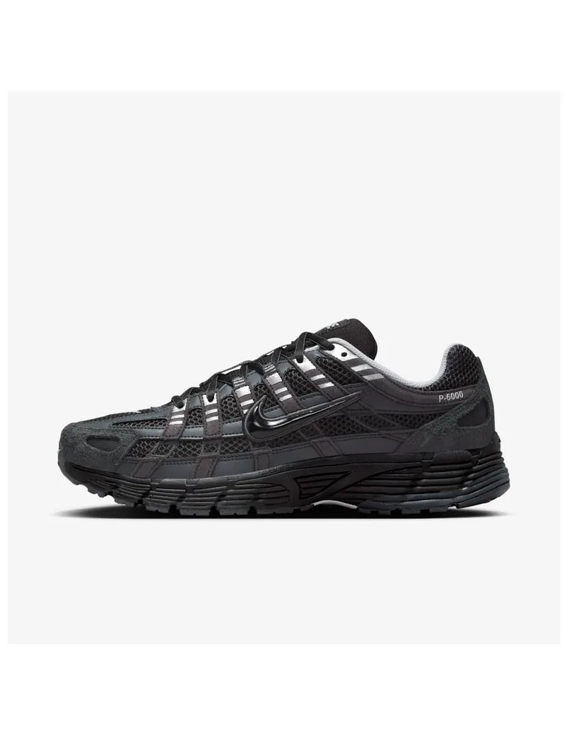 Nike P6000 Suede Anthracite Metallic Silver HF0015002 MBS
