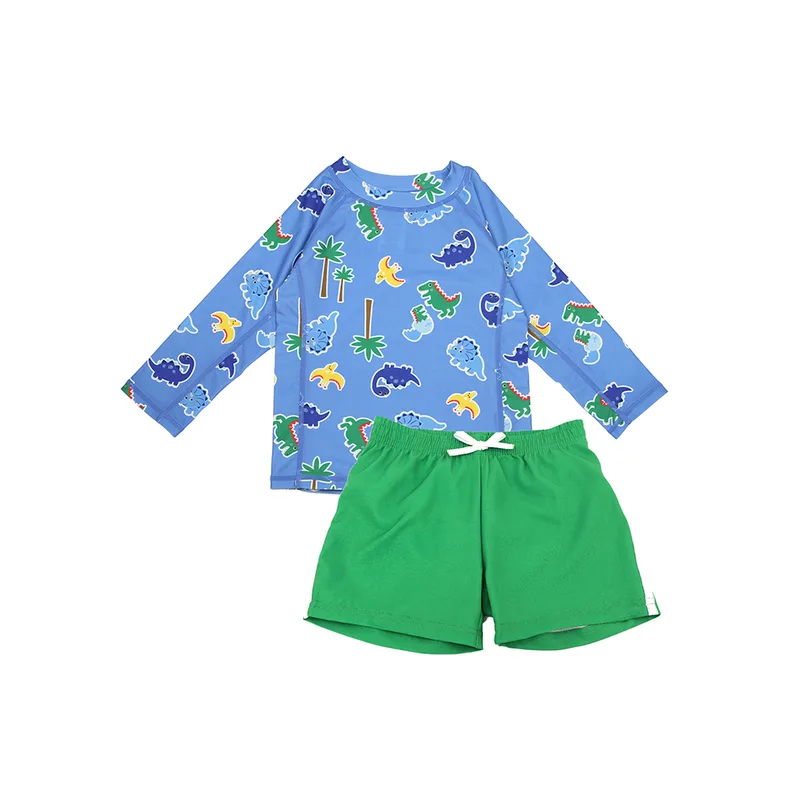 Σετ Μαγιό Σορτς Με Μπλούζα UV 4 Ετών Dino Zoocchini ZOO16402 (Μέγεθος: 4 Ετών) - Zoocchini - ZOO16402-4T