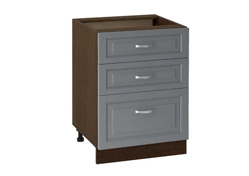 Ντουλάπι Κουζίνας επιδαπέδιο 60εκ., Νο 603 MDF, Genomax - Velvet, Λευκό