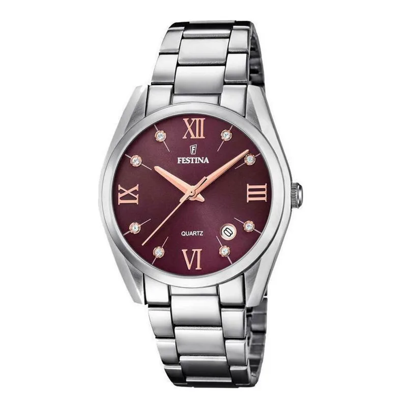 FESTINA Crystals Silver Stainless Steel Bracelet F16790/E