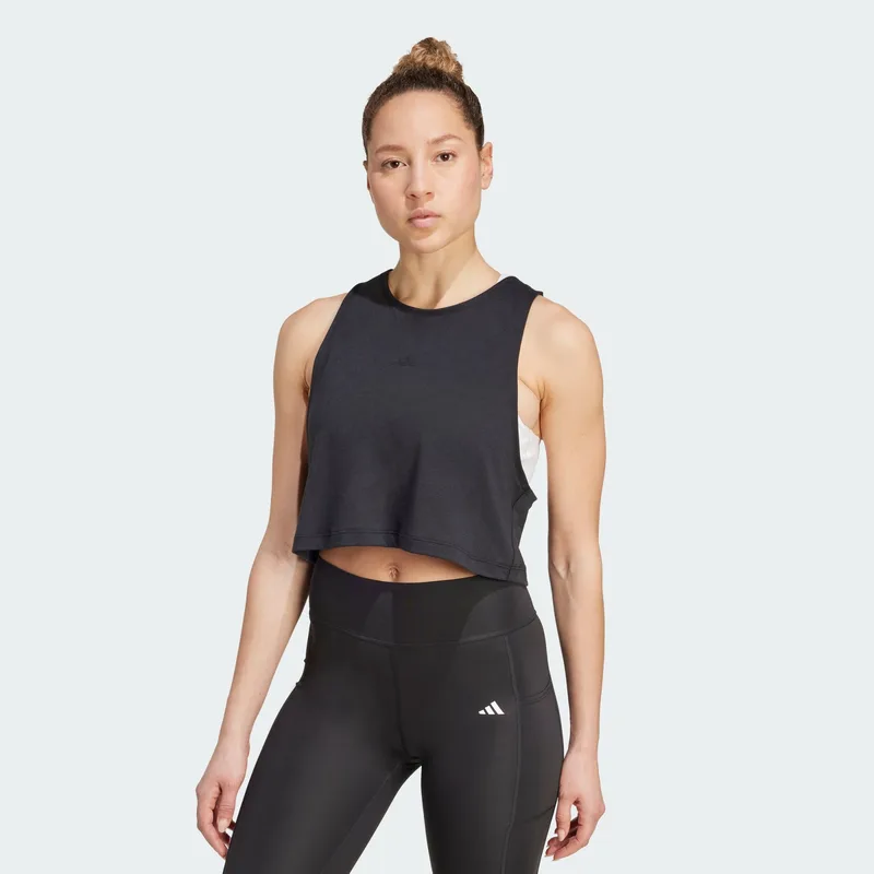 adidas Motion Γυναικείο Αμάνικο Cropped T-Shirt (9000237038_1469)