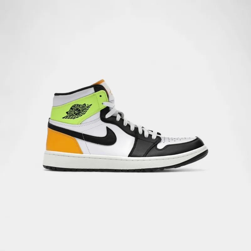 Ψηλά Sneakers Nike 1 Retro High Golf White University Χρυσό Volt Black