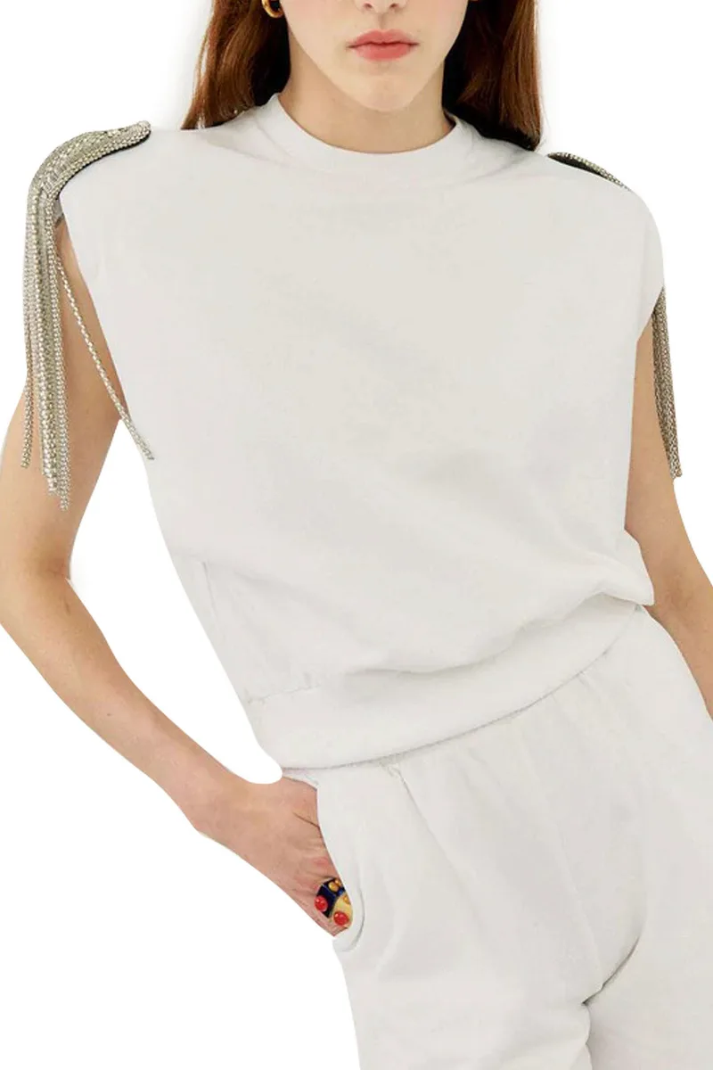 Top Silvian Heach Onovox PGP22361FE-WHITE Γυναικείο