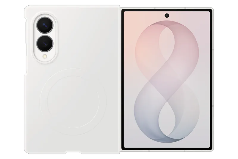 Samsung Galaxy Z Fold8 Silicone Magnet Case - Cream