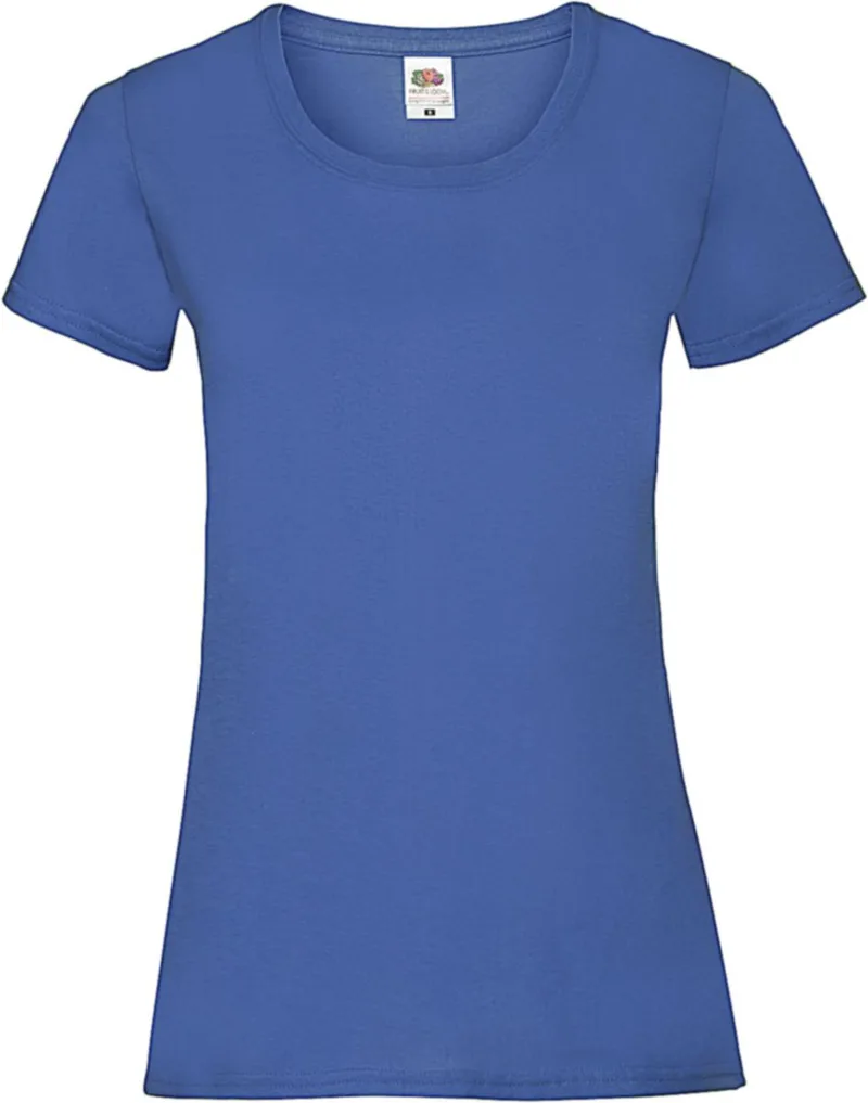 Lady-Fit Valueweight T Fruit of the Loom 61-372-0 Royal Blue