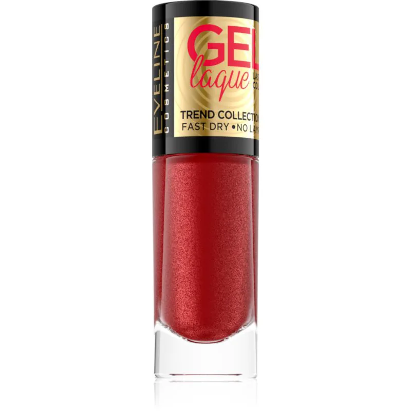 Eveline Cosmetics 7 Days Gel Laque Nail Enamel τζελ βερνίκι νυχιών χωρίς τη χρήση των UV/LED λαμπτήρων απόχρωση 208 8 ml