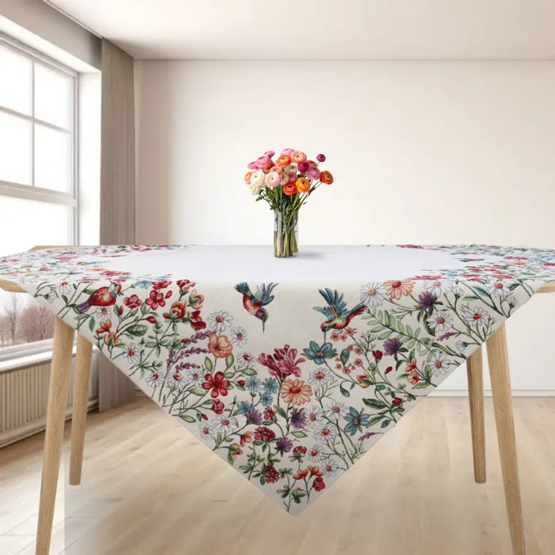 Τραπεζομάντηλο 140x180 Dimeco Bloom Ecru
