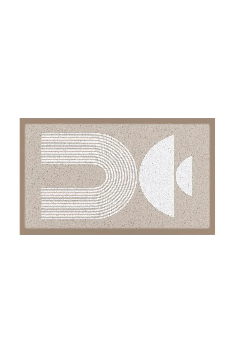 Χαλάκι Artsy Doormats Μπεζ Half Moon 70 x 40 cm