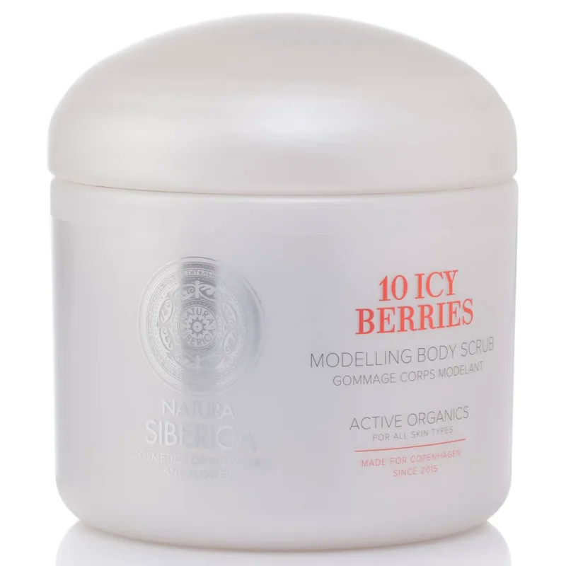 Natura Siberica Copenhagen Modelling Body Scrub 10 Icy Berries Scrub Σώματος με 10 Παγωμένα Μούρα για Καθαρισμό & Σμίλευση Σιλουέτας 370ml