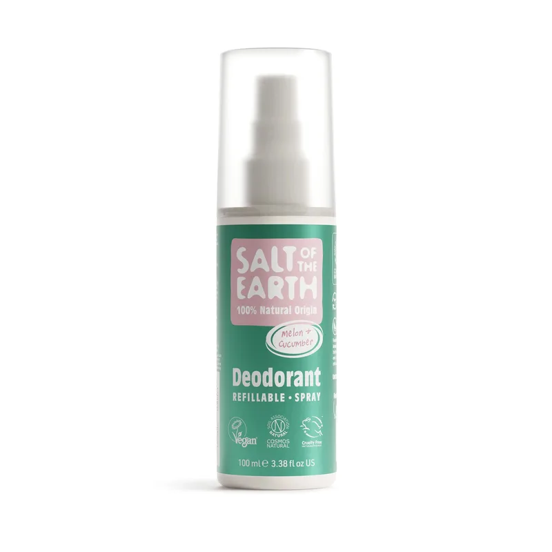 Salt of the earth 100% deodorant naturale Melon and cucumber pure aura (nature l deodorant) 100 ml