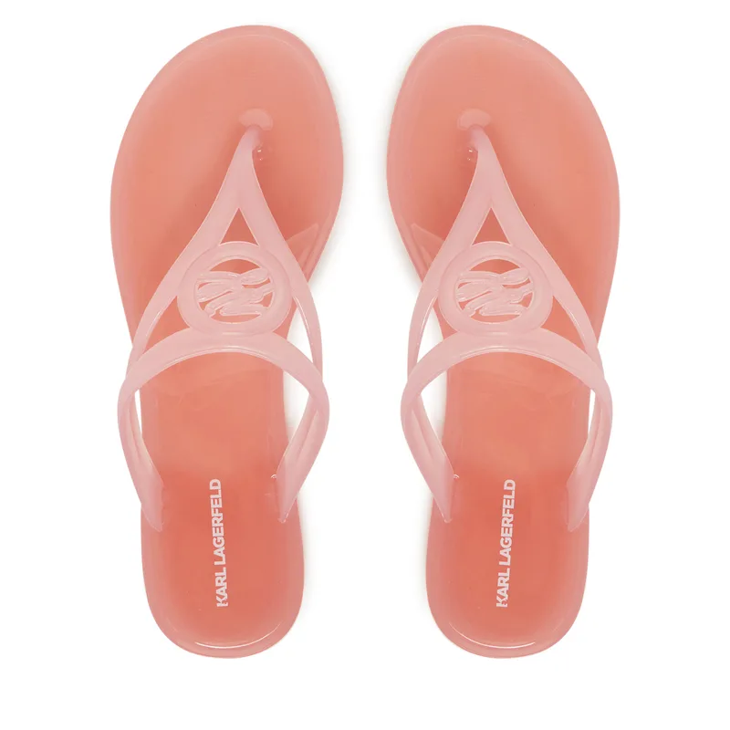 Σαγιονάρες KARL LAGERFELD Jelly Thong KL80007A Ροζ