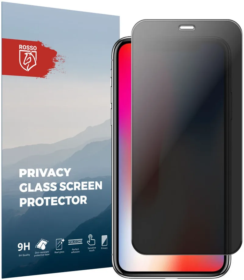 Κόκκινο Tempered Glass Privacy - Αντιχαρακτικό Γυαλί Προστασίας Απορρήτου Οθόνης Apple iPhone X / XS (8719246376214)