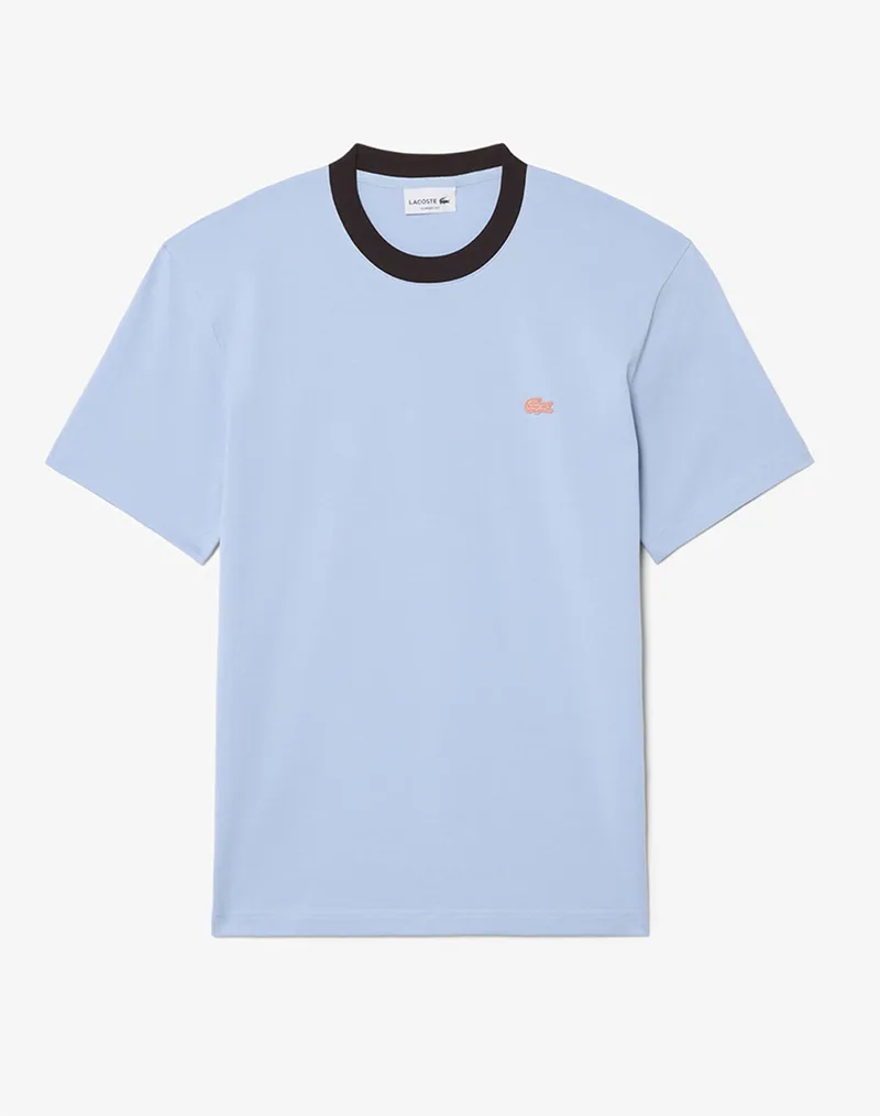 LACOSTE ΜΠΛΟΥΖΑ ΚΜ TEE-SHIRT SS 3TH2323-HBA LightBlue